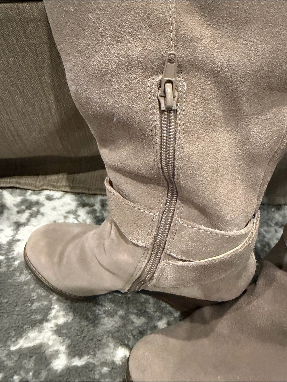 Sole Society taupe suede